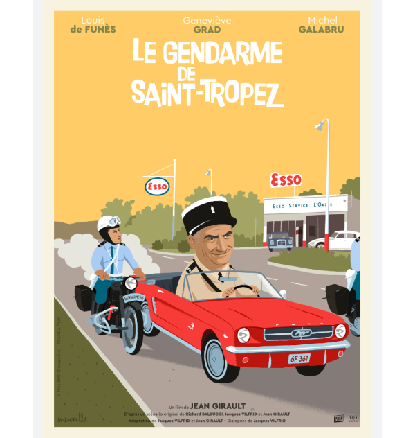 Affiche - Le Gendarme De Saint-Tropez (B) - (30x40cm)  - 1