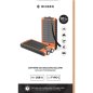 Batterie de secours Solaire 10000 mAh USB 2A+C Orange/Noir Bigben