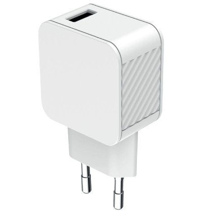 Chargeur maison 2.4A USB A FastCharge Blanc - Bigben  - 2