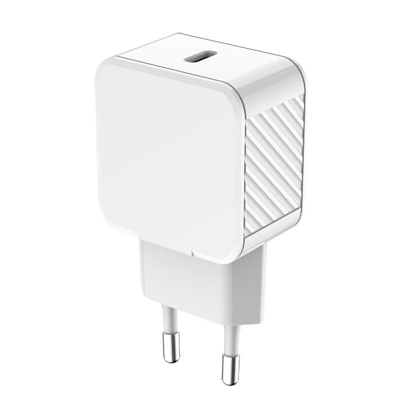 Chargeur maison 20W USB C PD Power Delivery Blanc - Bigben