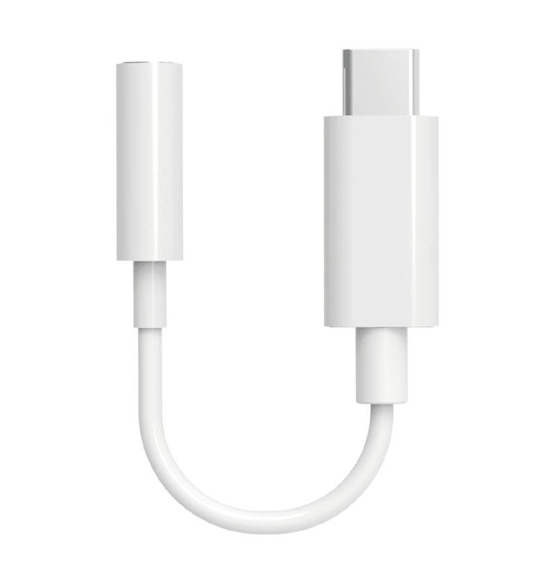 Adaptateur Jack 3.5mm vers USB C Blanc - Bigben