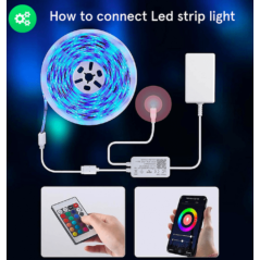 NOUS - Ruban LED RGB Connecter Wifi - 5M Nous - 3