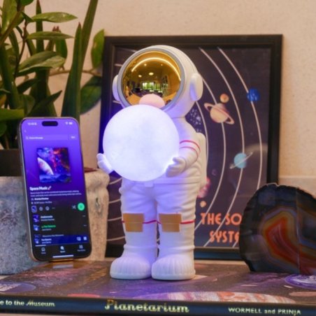 Space Sound - Enceinte Bluetooth Astronauate et Lune  - 1