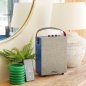 REDEFY - Enceinte Bluetooth de luxe avec housse en tissu - Blue