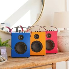 REDEFY - Enceinte Bluetooth de luxe avec housse en tissu - Blue  - 3