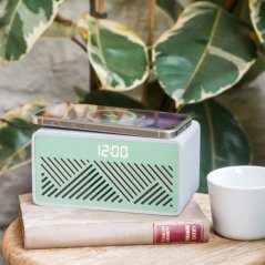 Rise Mix - Chargeur sans fil et Réveil avec Enceinte Bluetooth  - 2