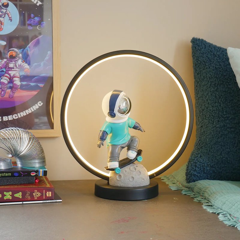 Astro Lights - Lampes de chevet Astronaute - Skate Blue