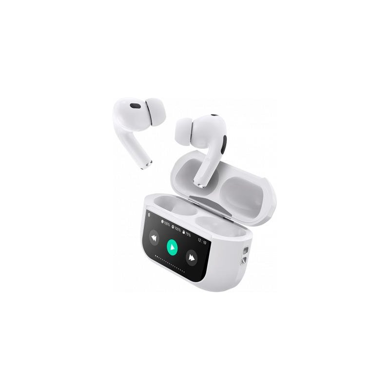 Force Play - Ecouteurs True Wireless ANC avec écran tactile Play Touch Blanc - Garanti à vie