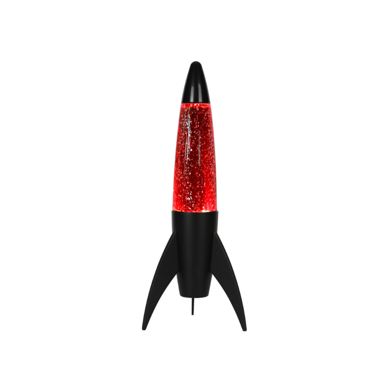 Itotal - Lampe Paillette - Rocket - Noir