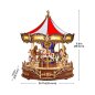 Rolife - Puzzle 3D - Carrousel avec musique et LED - AMC01