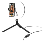 BigBen - Vlogging Kit Tripod avec lumière Led Light - L