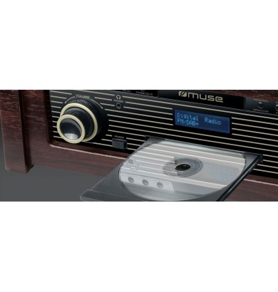 Muse - MT-115 DAB - Micro-Chaine CD Avec Platine Vinyle et Radio FM/DAB Muse - 3