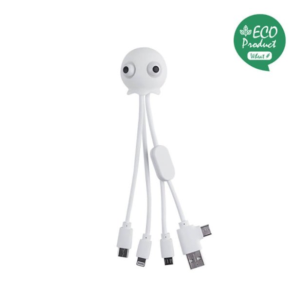 Xoopar - Jelly - Multi câble USB - Blanc