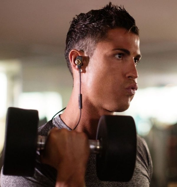 Monster - Écouteur De Sport Sans fil Monster - ROC  - Christiano Ronaldo - Noir